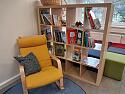 Leseecke mit Bücherspende
